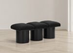 Pavilion Boucle Fabric Upholstered 3pc. Modular Bench - Image 2