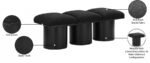 Pavilion Boucle Fabric Upholstered 3pc. Modular Bench - Image 7