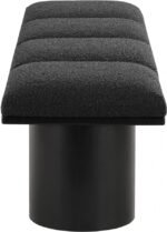 Pavilion Boucle Fabric Upholstered 4pc. Modular Bench - Image 4