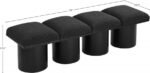 Pavilion Boucle Fabric Upholstered 4pc. Modular Bench - Image 7