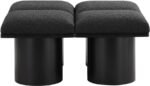 Pavilion Boucle Fabric Upholstered 4pc. Modular Bench - Image 4