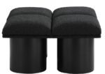 Pavilion Boucle Fabric Upholstered 4pc. Modular Bench - Image 3
