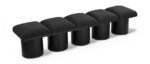 Pavilion Boucle Fabric Upholstered 5pc. Modular Bench