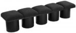 Pavilion Boucle Fabric Upholstered 5pc. Modular Bench - Image 5