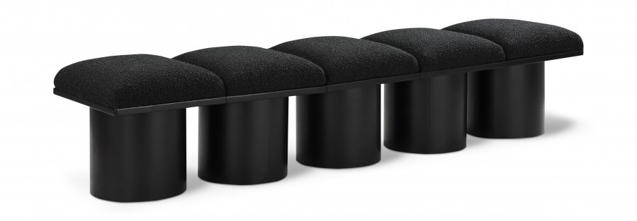 33716.jpg Pavilion Boucle Fabric Upholstered 5pc. Modular Bench - Image 1