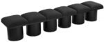 Pavilion Boucle Fabric Upholstered 6pc. Modular Bench - Image 5