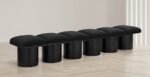 Pavilion Boucle Fabric Upholstered 6pc. Modular Bench - Image 2