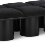 Pavilion Boucle Fabric Upholstered 6pc. Modular Bench
