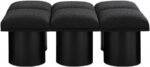 Pavilion Boucle Fabric Upholstered 6pc. Modular Bench - Image 3
