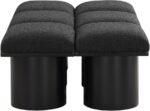 Pavilion Boucle Fabric Upholstered 6pc. Modular Bench - Image 4