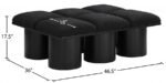 Pavilion Boucle Fabric Upholstered 6pc. Modular Bench - Image 7