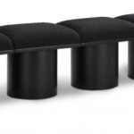 Pavilion Boucle Fabric Upholstered 7pc. Modular Bench