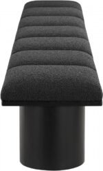 Pavilion Boucle Fabric Upholstered 7pc. Modular Bench - Image 4