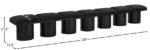 Pavilion Boucle Fabric Upholstered 7pc. Modular Bench - Image 7