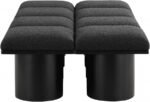 Pavilion Boucle Fabric Upholstered 8pc. Modular Bench - Image 4