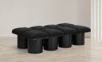 Pavilion Boucle Fabric Upholstered 8pc. Modular Bench - Image 2