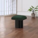 Pavilion Boucle Fabric Upholstered Stool - Image 2