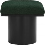 Pavilion Boucle Fabric Upholstered Stool - Image 3