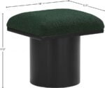 Pavilion Boucle Fabric Upholstered Stool - Image 7