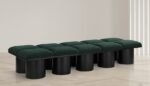 Pavilion Boucle Fabric Upholstered 10pc. Modular Bench - Image 2