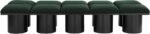 Pavilion Boucle Fabric Upholstered 10pc. Modular Bench - Image 3