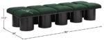 Pavilion Boucle Fabric Upholstered 10pc. Modular Bench - Image 6