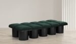Pavilion Boucle Fabric Upholstered 10pc. Modular Bench - Image 2