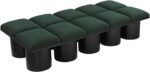 Pavilion Boucle Fabric Upholstered 10pc. Modular Bench - Image 5