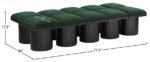 Pavilion Boucle Fabric Upholstered 10pc. Modular Bench - Image 7