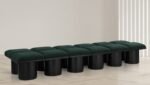 Pavilion Boucle Fabric Upholstered 12pc. Modular Bench - Image 2