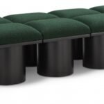 Pavilion Boucle Fabric Upholstered 12pc. Modular Bench