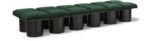 Pavilion Boucle Fabric Upholstered 12pc. Modular Bench