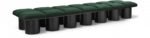 Pavilion Boucle Fabric Upholstered 14pc. Modular Bench