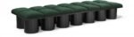 Pavilion Boucle Fabric Upholstered 14pc. Modular Bench