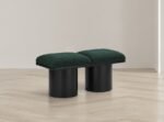 Pavilion Boucle Fabric Upholstered 2pc. Modular Bench - Image 2