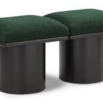 Pavilion Boucle Fabric Upholstered 2pc. Modular Bench