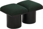 Pavilion Boucle Fabric Upholstered 2pc. Modular Bench - Image 4