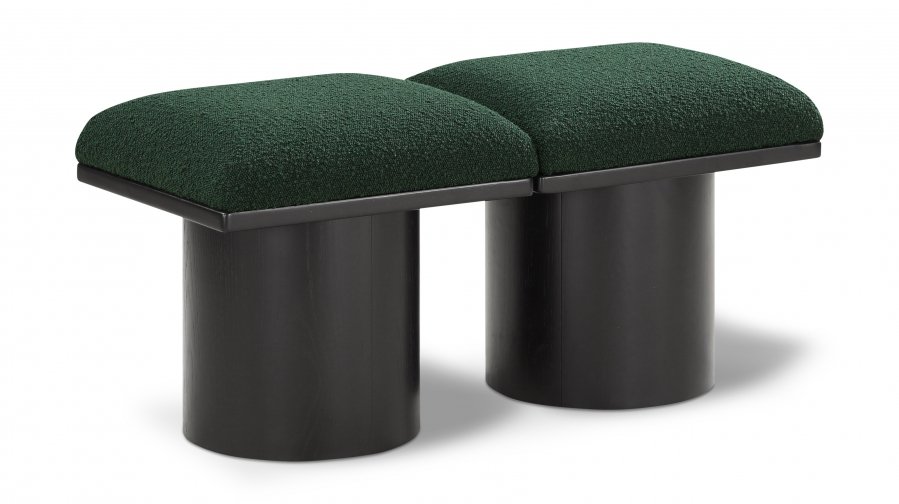 33757.jpg Pavilion Boucle Fabric Upholstered 2pc. Modular Bench - Image 1