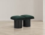 Pavilion Boucle Fabric Upholstered 2pc. Modular Bench - Image 2
