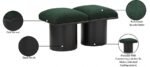 Pavilion Boucle Fabric Upholstered 2pc. Modular Bench - Image 7