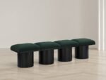Pavilion Boucle Fabric Upholstered 4pc. Modular Bench - Image 2