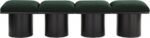 Pavilion Boucle Fabric Upholstered 4pc. Modular Bench - Image 3