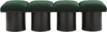 Pavilion Boucle Fabric Upholstered 4pc. Modular Bench - Image 3