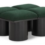 Pavilion Boucle Fabric Upholstered 4pc. Modular Bench
