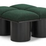 Pavilion Boucle Fabric Upholstered 4pc. Modular Bench