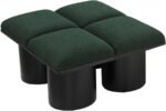 Pavilion Boucle Fabric Upholstered 4pc. Modular Bench - Image 4
