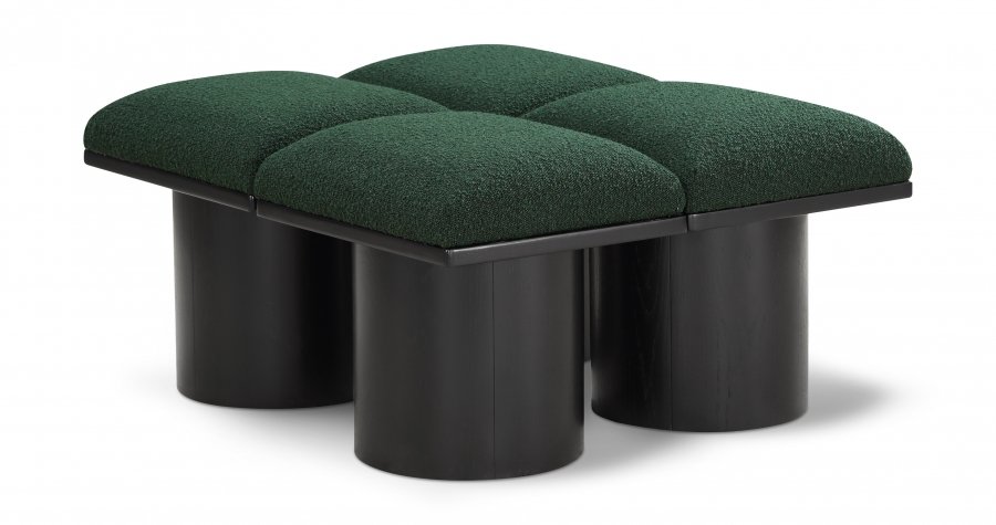 33764.jpg Pavilion Boucle Fabric Upholstered 4pc. Modular Bench - Image 1