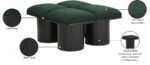 Pavilion Boucle Fabric Upholstered 4pc. Modular Bench - Image 7