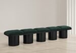 Pavilion Boucle Fabric Upholstered 5pc. Modular Bench - Image 2