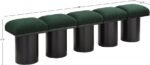 Pavilion Boucle Fabric Upholstered 5pc. Modular Bench - Image 7